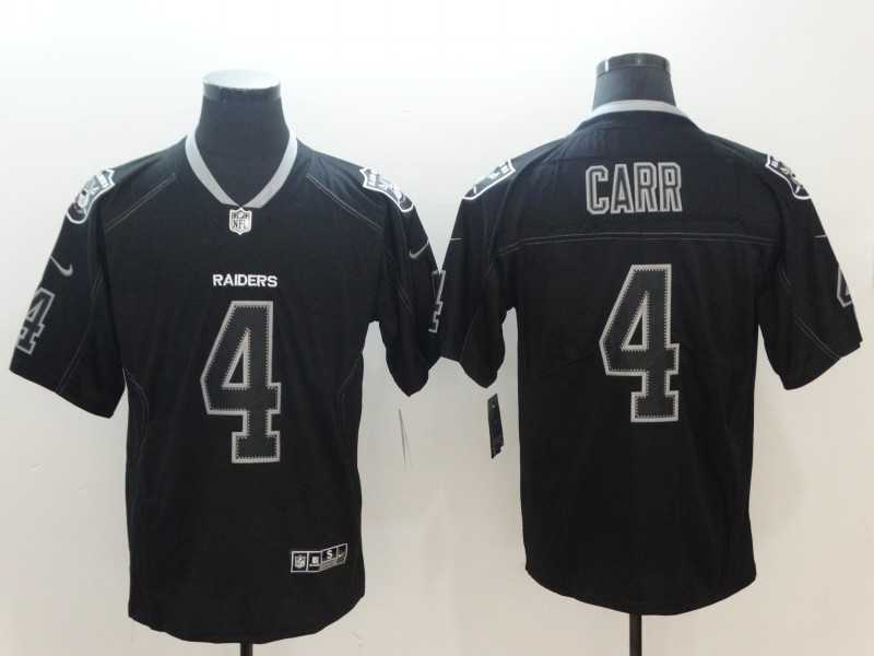 Nike Raiders 4 Derek Carr Black Shadow Legend Limited Jersey,We sell and wholesale Nike Raiders 4 Derek Carr Black Shadow Legend Limited Jersey on line form chian!